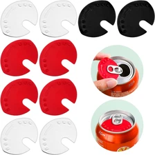 CHENGU 10 Pieces Soda Can Lid Cover, Swivel Can Sealer, Beverage Protect Cap, Pl