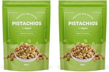 Roasted and Salted Pistachios, 500G (Pack of 2)