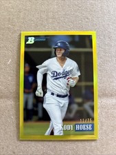 2021 Bowman Heritage Chrome Kody Hoese Yellow Refractor /75