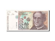 [#258185] Banknote, Spain, 5000 Pesetas, 1992, 1992-10-12, UNC