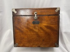 Antique Western Union Telegraph Test Box W.U. Tel Co Morse Code Training Case