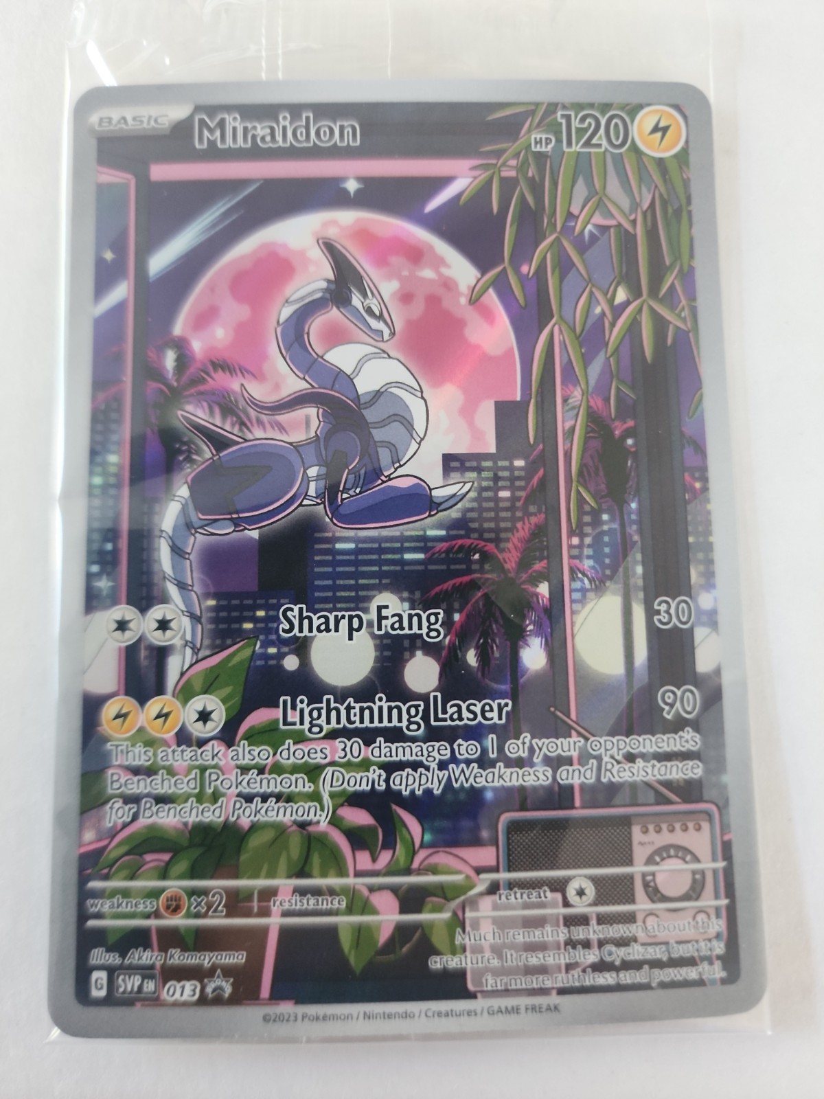 2023 Pokémon Miraidon Holo SVP Black Star Promo  Sealed