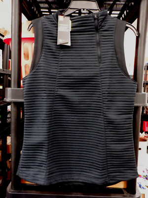 WOMENS MEDIUM UNDER AMOUR BLACK STORM DAYTONA VEST WATER REPELLANT NEW #22036