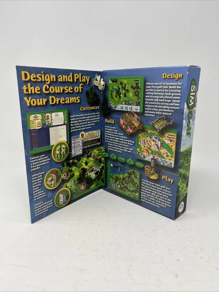 Sid Meier's Sim Golf PC - 2002 EA Firaxis NEW SEALED NOS CD-ROM Design Play - Image 3 of 4