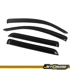 Fits 08-22 Toyota Sequoia Tape On Window Visors Acrylic Rain Sun Guard 4Pc Set