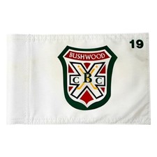 Bushwood Country Club Golf  Pin Flag Tour  Regulation Tube Flag 8"x6"Inch white