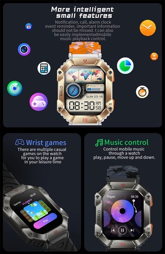 Bluetooth Smart Watch Bransoletka sportowa Tętno Ciśnienie krwi Monitor Fitness - Zdjęcie 22 z 31