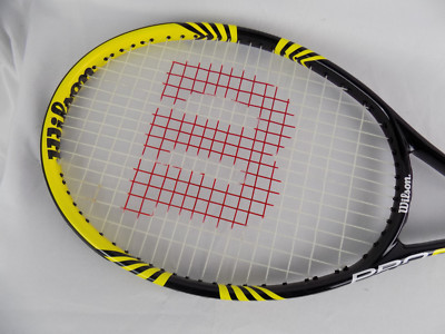 Wilson Pro Comp テニスラケット Wilson Pro Comp Yellow Black Tennis Racquet L3 4 3/8 Grip | eBay