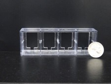 1 Funko Bitty POP 4 Slot Stackable Display Case New Version, With Tabs at Bottom
