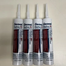 4 Pk ProFlex RV Flexible Sealant Caulk CLEAR - Motorhomes Fifth Wheels RVS