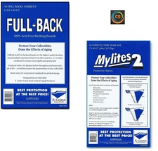 50 E. Gerber Mylites2 Mylar Bags & Full Back Comic Boards 700M2/675FB CURRENT 