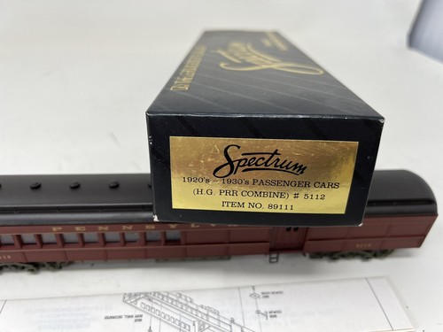 HO Pennsylvania Passenger Car Spectrum Bachmann HG PPR 5112 89111 - Picture 3 of 9