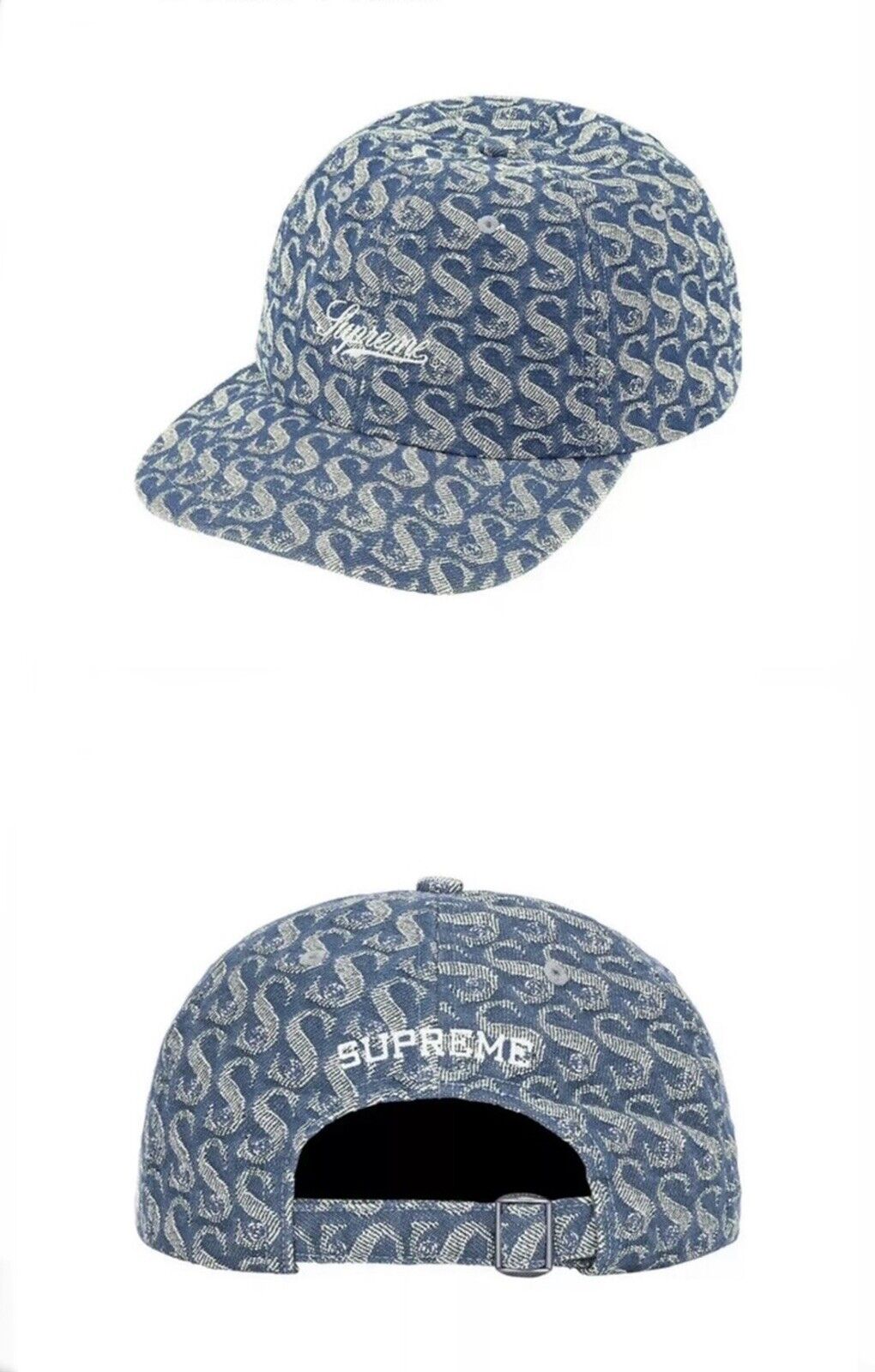 Monogram Denim 6-Panel - fall winter 2021 - Supreme