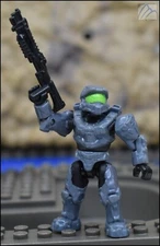 HALO MEGA BLOKS UNSC STEEL SPARTAN MARK VI 2013 SDCC EXCLUSIVE MINI FIGURE 99693