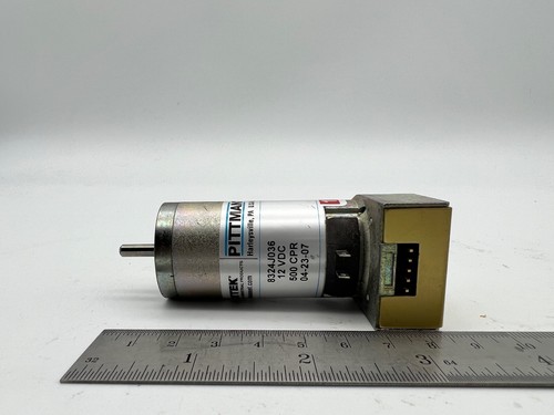 AMETEK PITTMAN 8324J036 12VDC Brush Servo Motor 500 Counts per Rev. Encoder USA - Picture 6 of 8