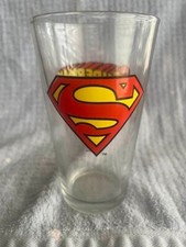 Superman pint glass Nice Clean