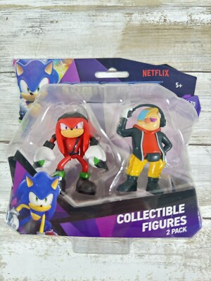 Netflix Sonic Prime Collectible Figures Renegade Knuckles & Dr. Dont 2.5'' NEW