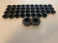Black 1/4 Oz Gecko Reptile Trantula Silicone Cups With Holder Like Beer Savers