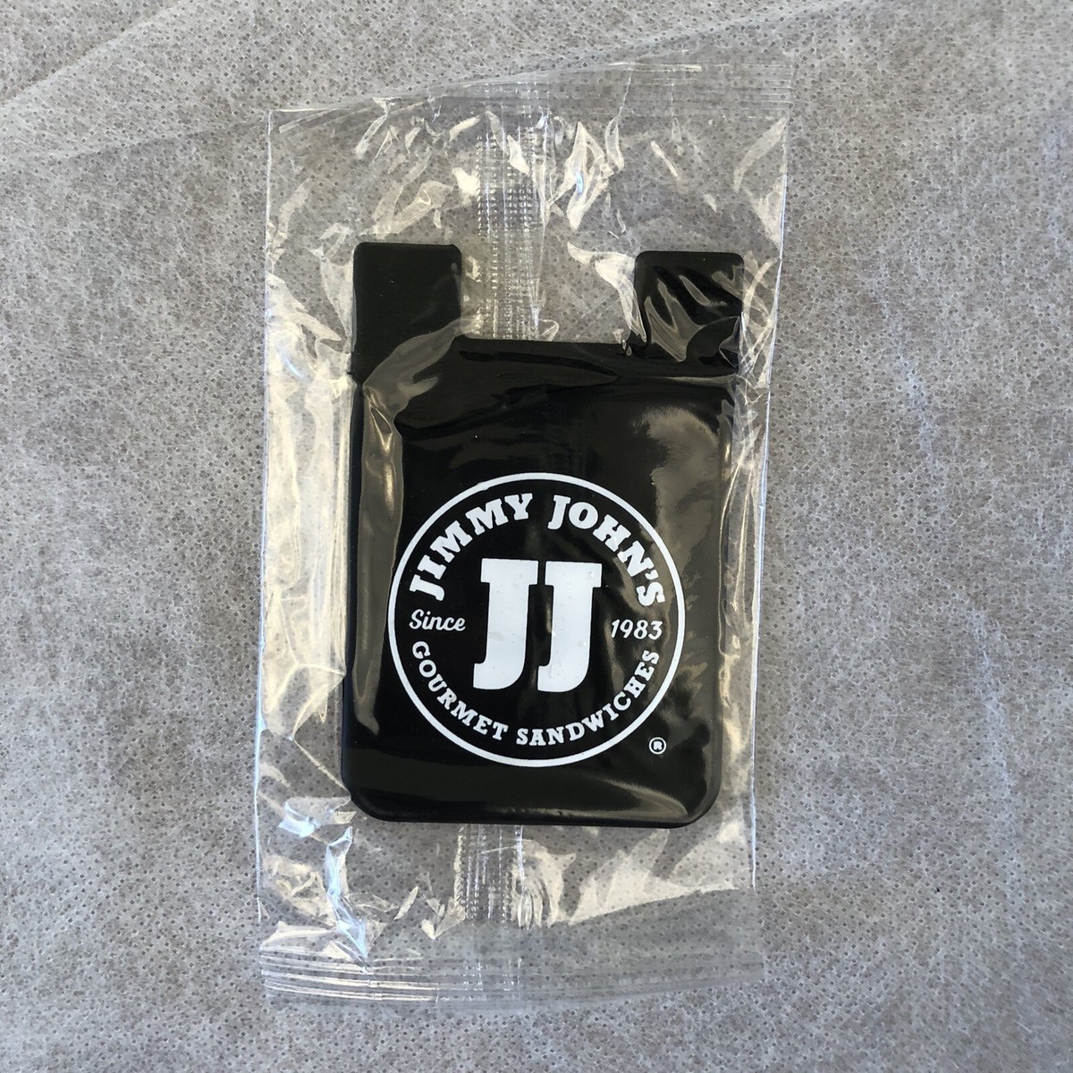Jimmy John's Silicone Wallet Card Holder For Phone Adhesive Back