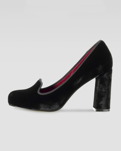 Cole Haan Black Air Morgan Velvet Pumps Size 7 - Picture 2 of 3