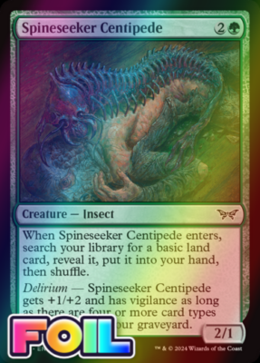 x1 Spineseeker Centipede DSK Duskmourn MTG 199 FOIL COMMON M/NM 1x
