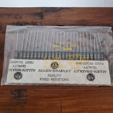 25 Allen Bradley NOS - 1 Watt Resistors - 5% TOL - 5.6 Ohms - GB 56G5