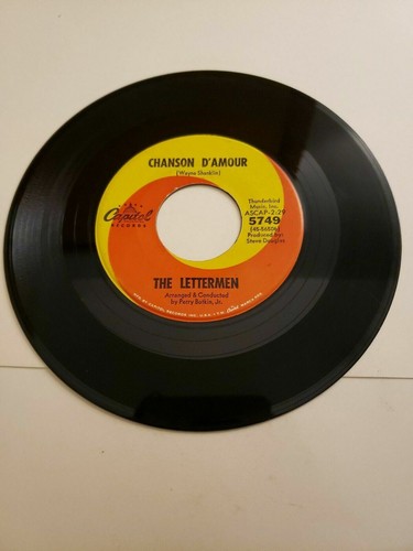 The Lettermen - She Don't Want Me Now -Capitol (45RPM 7”Single)(J776) - Picture 2 of 2