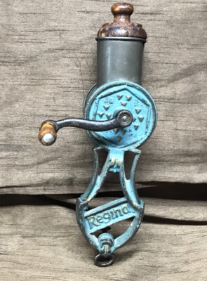 Antique REGINA Grater cast-Iron cheese spices nuts slicer Clamp on mill