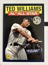 2021 Topps Series 2 1986 Topps All-Star Ted Williams Blue Parallel #86AS-26
