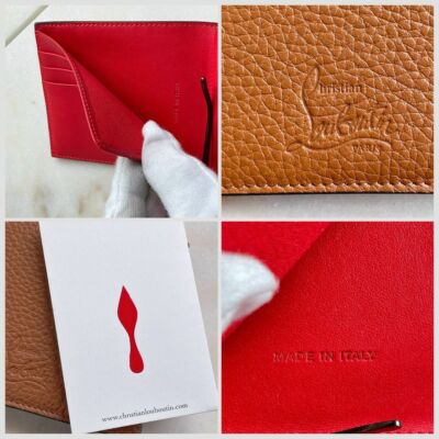 Christian Louboutin Money Clip Bifold Wallet New Unused