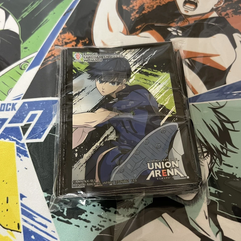 Union Arena синий замок специальный набор игровой коврик карта и рукав BANDAI карта Fest 23-24 - Изображение 3 из 4