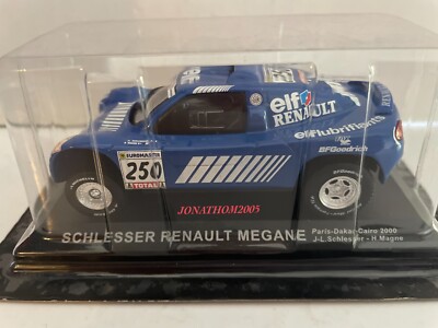 RENAULT MEGANE SCHLESSER N° 250 DAKAR 2000 1:43 Modellauto Motorrad Spielzeug