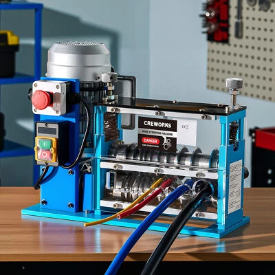 CREWORKS Max.40mm elektrische Kabelschälmaschine 550W Maschine Kabelabisoliermaschine