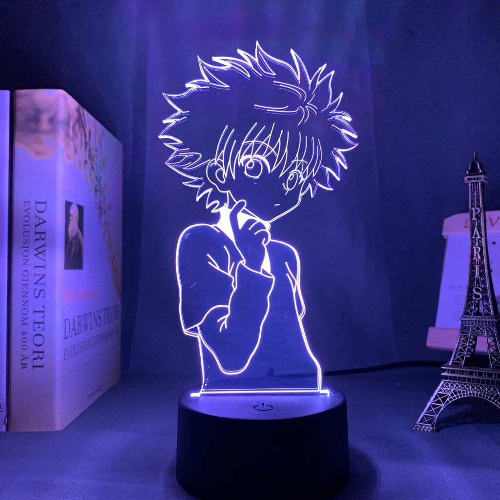 Killua Neon, hunter hunter, hunter x hunter, simple, HD phone