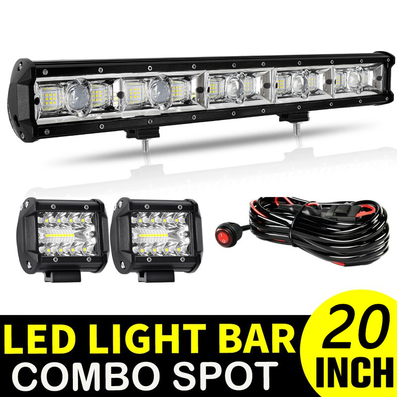 26 Inch 480W LED Light Bar - Spot/Flood Combo Beam For Truck, UTE, SUV, ATV