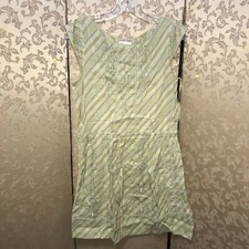 Anthropologie Meadow Rue Floral Embroidered Eyelet Konza Dress Size 2