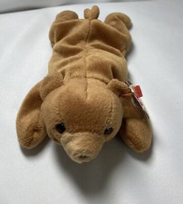 Retired, Rare TY Beanie Baby Cubbie With Errors And PVC Pellets