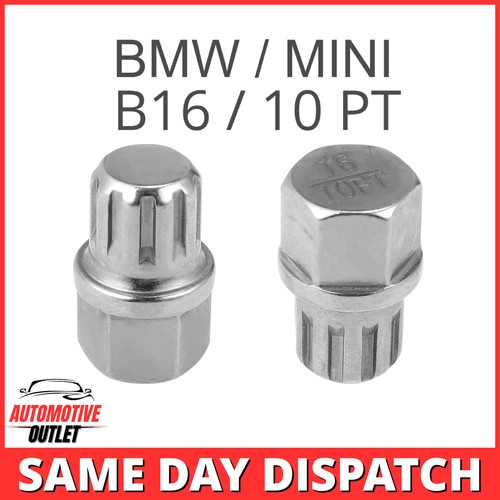 LOCKING WHEEL NUT SECURITY KEY B16 / 10PT SPLINE RIBS FOR BMW MINI