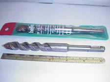 HELLER 5/8" X 4" HIGH QUALITY GERMAN CARBIDE TIP SDS PLUS HAMMER DRILL BIT- NEW