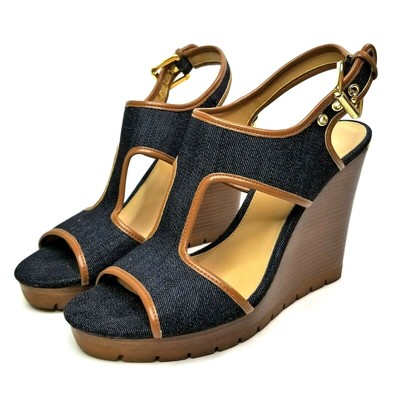 michael kors gillian mid wedge sandals