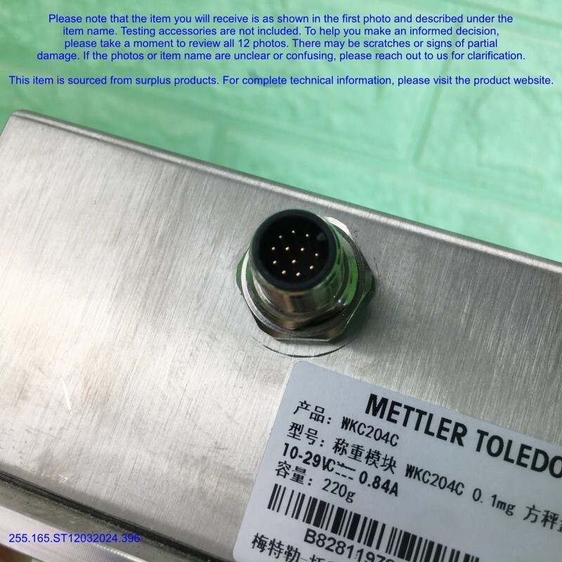 METTLER TOLEDO WKC204C, Weigh Modules as photo, sn:3117, rφm METTLER TOLEDO WKC204C, Weigh Modules as photo, sn:3117, rφm