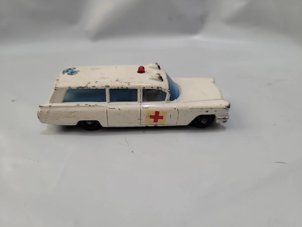 Vintage Lesney England Matchbox Series No. 54 S S Cadillac Ambulance