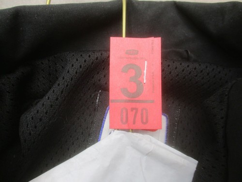 FILA Size L Mens BLK Full Zip Stand Collar Zip Pocket Waterproof Windbreaker 070 - Picture 8 of 8