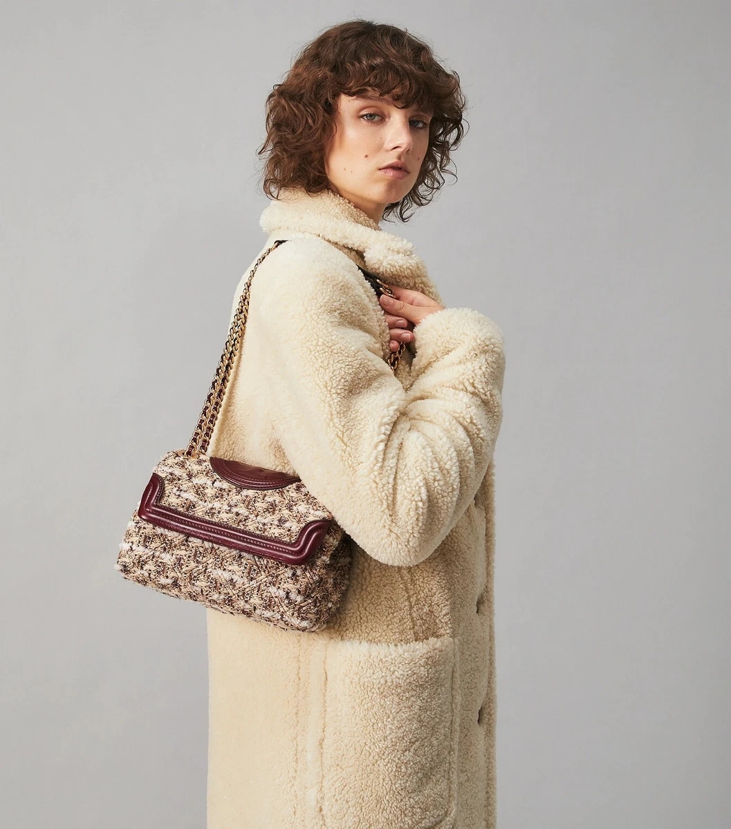 convertible shearling shoulder