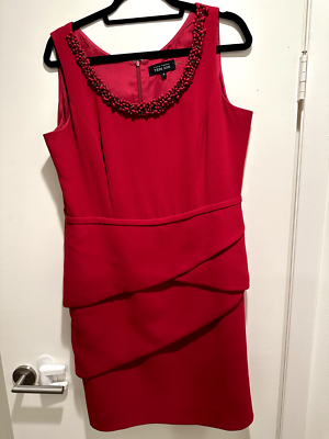 open lace back dress Teri Jon main image 1