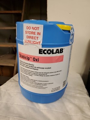 Ecolab Stabicip Oxi Oxidizing Cleaner Booster 4.5 Gallon