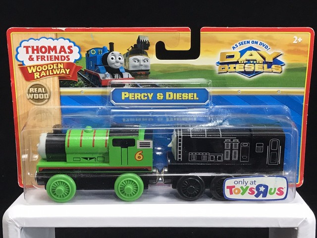 wooden percy train