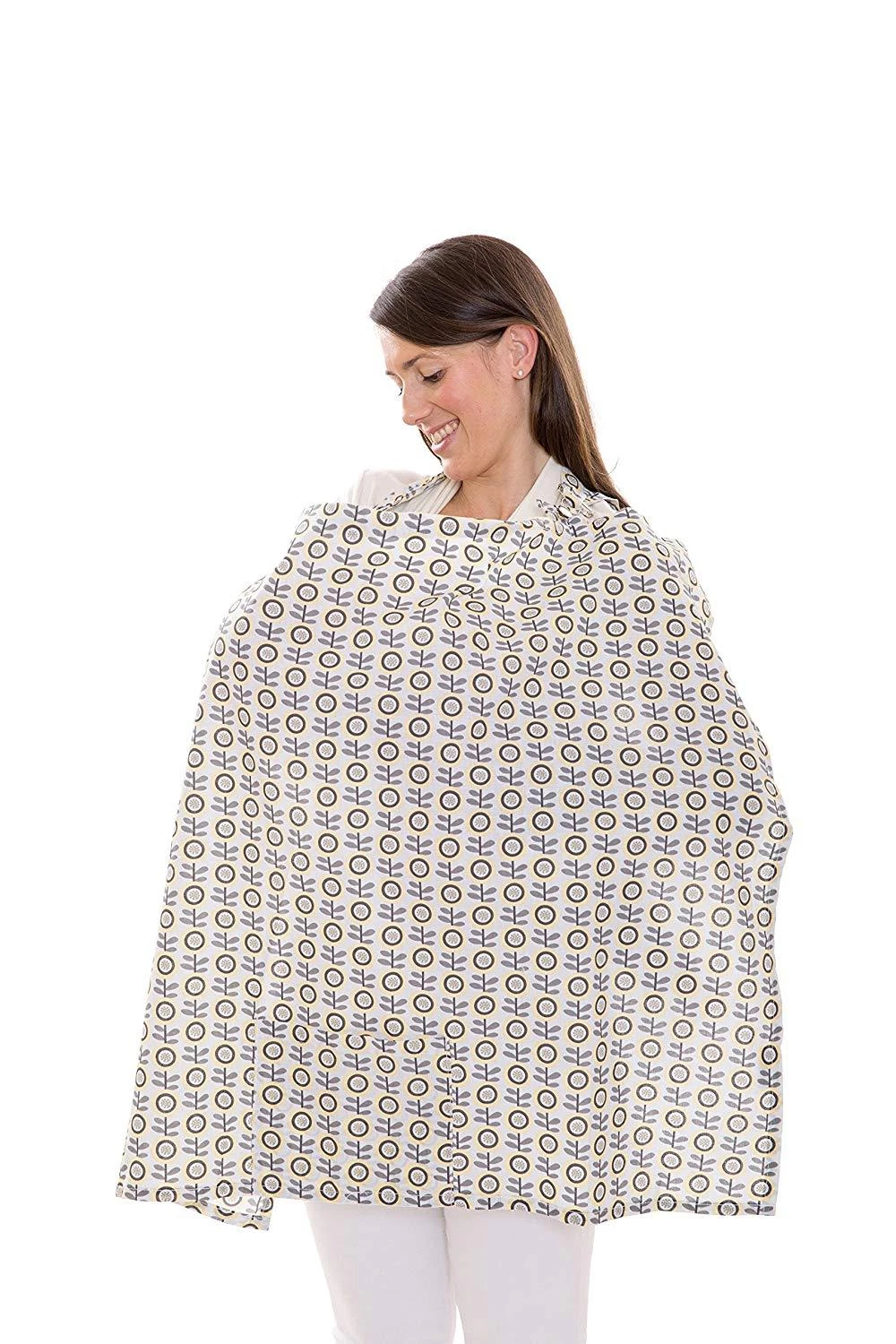 My Best Friend Nursing Cover, Sunshine Poppy, Grey, Yellow
Opens in a new window or tab