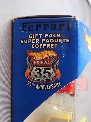 2003 HOT WHEELS VINTAGE 35th ANNIVERSARY 5 CAR FERRARI GIFT PACK