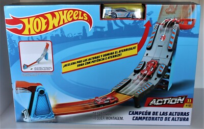 Hot Wheels Hill Climb Champion Race Track Builder Action System 